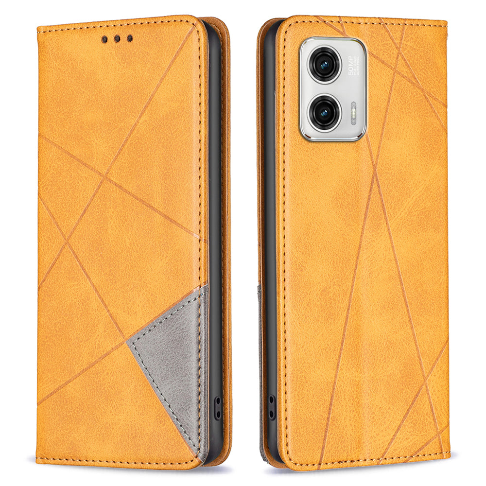 Nárazuvzdorné pouzdro na telefon pro Motorola Moto G73 5G BF se vzorem otisků řady 1 Magnetický kožený stojánek Flip Kryt telefonu Držák karty Nárazuvzdorné pouzdro na telefon pro Motorola Moto G73 5G BF se vzorem otisků řady 1 Magnetický kožený stojánek Flip Kryt telefonu Držák karty